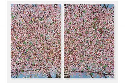 Damien Hirst to show his ‘tacky’ cherry blossom paintings in Japan in time for sakura season