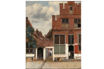 Gezicht op huizen in Delft, bekend als ‘Het straatje’, Johannes Vermeer, ca. 1658. Schenking van de heer H.W.A. Deterding, Londen