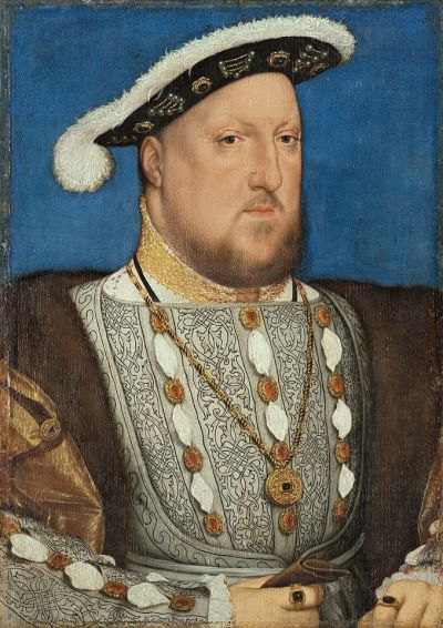 Holbein’s Portrait of Henry VIII of England (around 1537), on loan from the Museo Nacional Thyssen-Bornemisza in Madrid, will appear in the Met’s show © Museo Nacional Thyssen-Bornemisza, Madrid